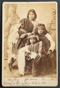 Benjamin Thomas, Mary Perry, and John Menaul Chaves, 1880 Benjamin Thomas, Mary Perry, and John Menaul Chaves, 1880