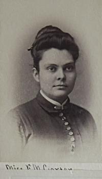 Miss Florence M. Carter, c. 1887