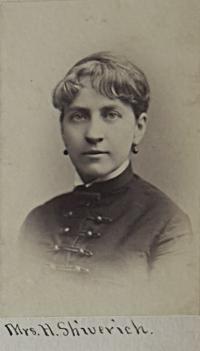 Mrs. H. H. Shiverick, c. 1881 Mrs. H. H. Shiverick, c. 1881