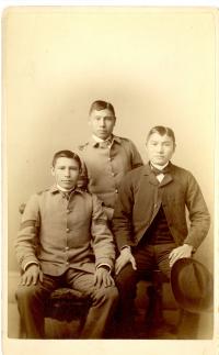 Three unidentified male students #7, c.1890