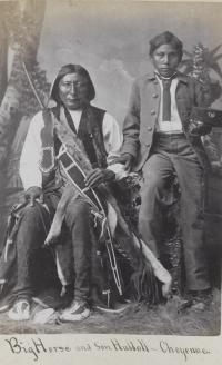 Chief Big Horse and Hubbell Big Horse [version 1], c.1880
