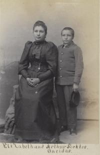 Elizabeth Sickles and Arthur Sickles, c.1892