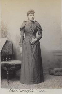 Hattie Long Wolf, c.1884