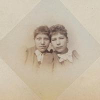 Two unidentified female students #4, c.1890