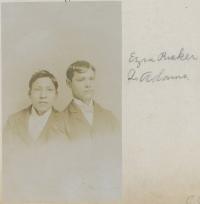 Ezra Ricker and Quincy Adams, c.1890