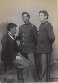 Three unidentified male students #8, c.1890