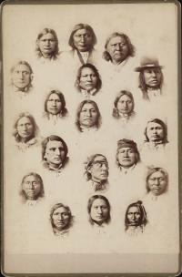 Indian Chiefs who visited the Carlisle Indian School [version 2] c.1881