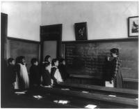 Young Students in Classroom, 1901