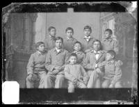 Ten Omaha male students [version 1], c.1882