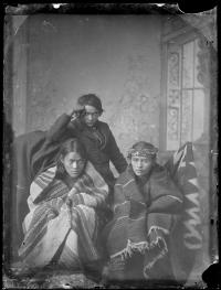Benjamin Damon, George S. Watchman (Saahtlie), and Stailey Norcross, c.1882