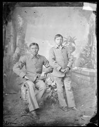 Two unidentified male students #6, c.1882
