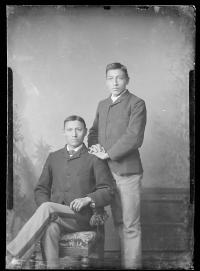 Oscar Bull Bear and Richard Davis, c.1885