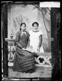 Mollie Naalta and Libbie Porter, c.1882