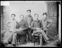 Five unidentified male students #1, c.1890