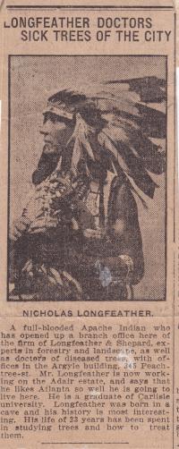 Nicholas Longfeather, 1911