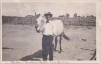 Oliver Brown and his pony, c.1909
