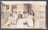 Sarah Mansur with Group, c.1911