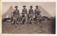 Herbert Pappin and squad, 1917