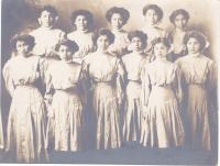 Cass Lake School Girls, c.1910
