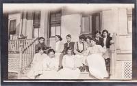 Minnie White with Group, #1, c.1911