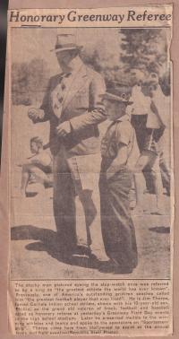 Jim Thorpe Track Referee, 1937