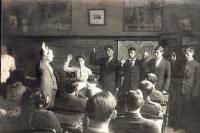 Elected Officers Taking Oath, 1913