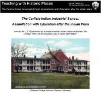 Assimilation with Education after the Indian Wars (National Parks Service)