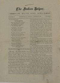 The Indian Helper (Vol. 2, No. 1) 