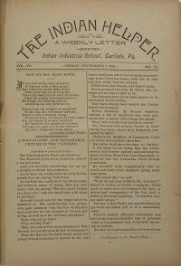 The Indian Helper (Vol. 7, No. 52)