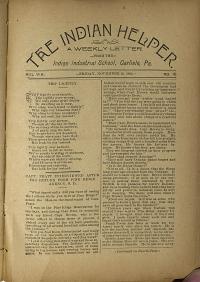 The Indian Helper (Vol. 8, No. 10)