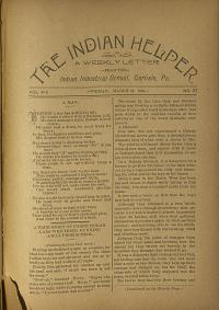 The Indian Helper (Vol. 8, No. 27)