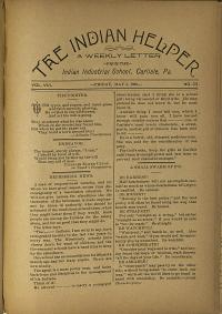 The Indian Helper (Vol. 8, No. 33)