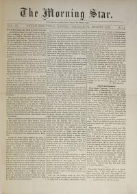 The Morning Star (Vol. 3, No. 1)