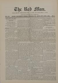 The Red Man (Vol. 12, No. 7)