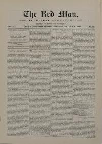The Red Man (Vol. 12, No. 10)