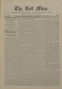 The Red Man (Vol. 13, No. 3)