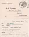 Lewis Webster Student File