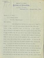 Jackson Responds to Concerns About Flora Campbell, 1896 Jackson Responds to Concerns About Flora Campbell, 1896