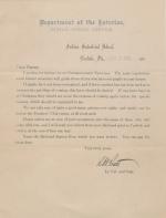 Invitation to 1902 Commencement for Outing Patrons