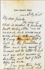 Letter from Richard H. Pratt to Cornelius R. Agnew, February 19, 1885