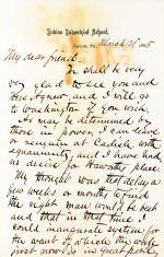 Letter from Richard H. Pratt to Cornelius R. Agnew, March 21, 1885