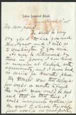 Letter from Richard H. Pratt to Cornelius R. Agnew, March 21, 1885