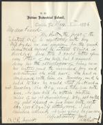 Letter from Richard H. Pratt to Cornelius R. Agnew