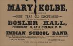 Poster for Mary Kolbe the Elocutionist
