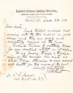 Letter from Richard H. Pratt to Cornelius R. Agnew, December 22, 1883