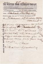 Travel Request for Alfred John Standing to Comanche Agency