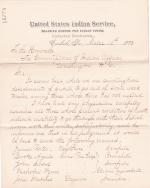 Request to Return Ill Students in 1883