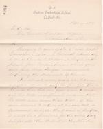 Response to Thomas Metoxen's Request to Return Home Response to Thomas Metoxen's Request to Return Home