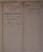 Report of Irregular Employees, October 1889