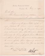 Special Estimate of Funds, Third Quarter 1890 Special Estimate of Funds, Third Quarter 1890